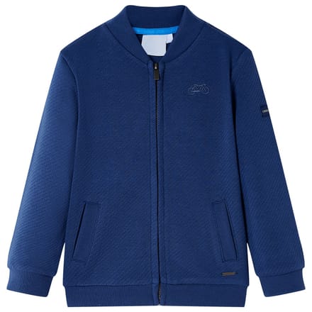 vidaXL Kindervest met rits 104 marineblauw