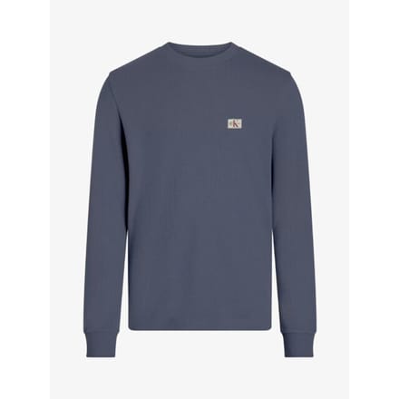 Calvin Klein Heren wafel shirt woven label
