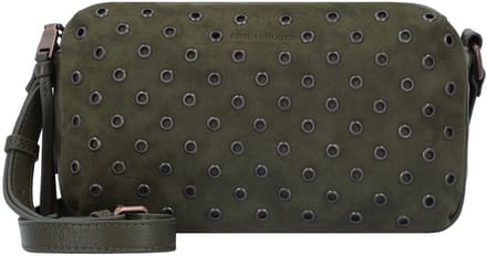 FREDsBRUDER Leren Schoudertas Hey You Rock Camera Bag Olive Olijfgroen