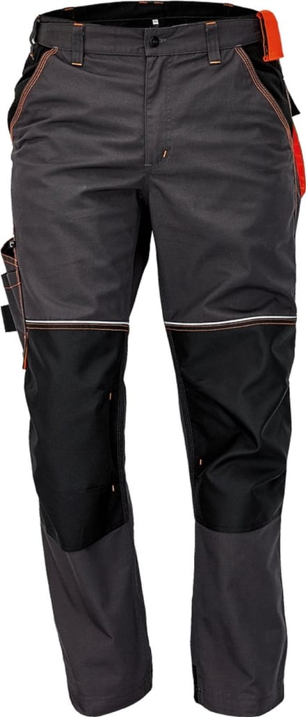 Werkbroek/worker Knoxfield antraciet/oranje, maat 46