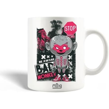 Mug en Céramique Hande Stop! Be Aware Bad Monkey