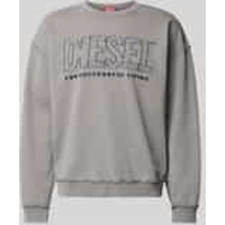 Sweatshirt met labeldetail