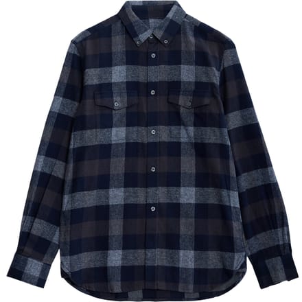 French Connection Multi Gingham 2 Pkt Flannel Ls Marine Taglia: M | Maglie a manica lunga Outlet | Uomo