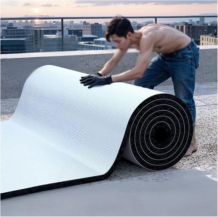 Geluidsisolatiemat - Warmte isolatie - Auto Comfort - Waterdichte folie - 30 MM dik - Zilver