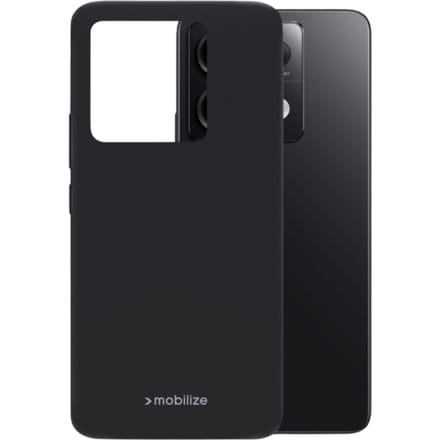 Mobilize Xiaomi Redmi Note 13 Pro 5G / POCO X6 5G Siliconen (TPU) Hoesje Zwart