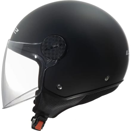 LS2 OF558 Sphere II Solid Mat Zwart Jethelm - Helm