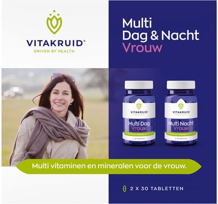 Vitakruid Multi Dag & Nacht Vrouw - 60 tabletten