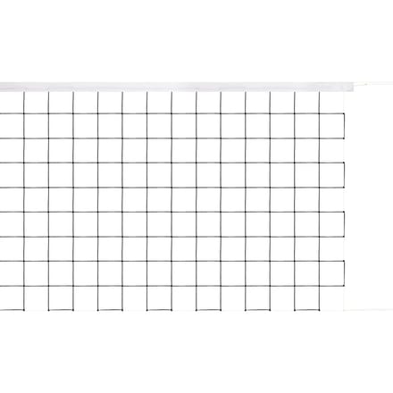 Avento Volleybalnet - 9.5 x 1 meter - Zwart/Wit - Met Ophangkoorden