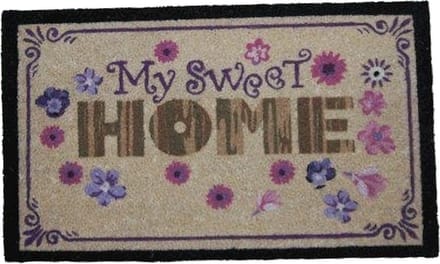 Hamat Deurmat Deurmat Sweet Home taupe - 45 x 75 cm