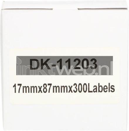 FLWR Brother DK-11203 17 mm x 87 mm wit