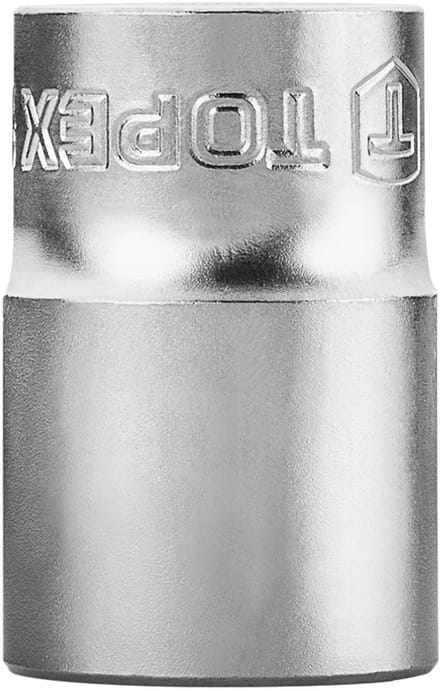 Topex - Dopsleuteldop - 1/2" - 17 mm - Chroom-vanadium staal