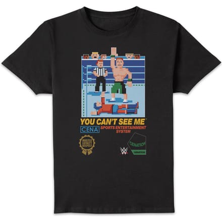 WWE - Cena - Can't See Me T-Shirt Black - S