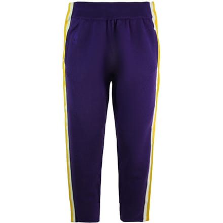 Mitchell & Ness x CLOT LA Lakers Knit Warm Up Heren Track Broek