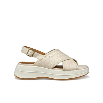 Geox Spherica Ecub-3 S Sandalen Beige EU 36 Vrouw