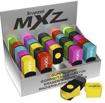Puntenslijper en gum Bruynzeel (1212D25)