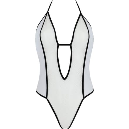 Body Mayennie ecru-zwart S/M