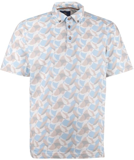 Eden Valley poloshirt korte mouw lichtblauw