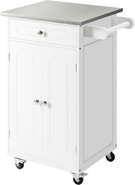 HOMCOM-Keukenwagen-MDF-60x45x85cm-Wit