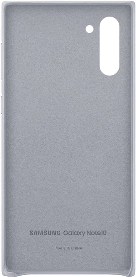 Étui pour Samsung Galaxy Note 10 Samsung Cuir Gris