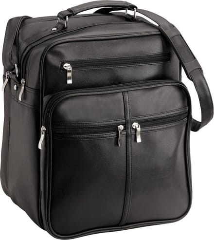 D&N Bags & More Flugumhänger - Schoudertas 30 cm (schwarz)