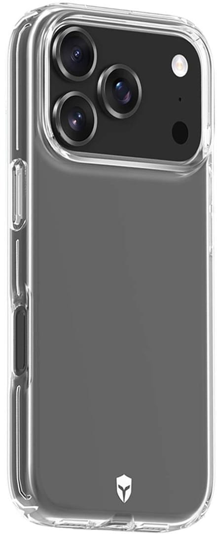 Force Case, Hoesje geschikt voor iPhone 17 Pro Max - FEEL Series Versterkt Tryax System, Transparant