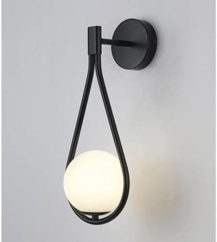 Wandlamp - Bedlamp - Sfeerverlichting - G9 fitting - 16x12x37cm - Zwart