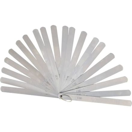 KS Tools 300.0616 Zuigerspielmal, 20 vel, 0,05 - 1 mm
