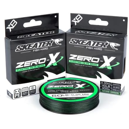 Vlecht Skeater Zero-X 8Braid Mg Floating 0.30-40Lb