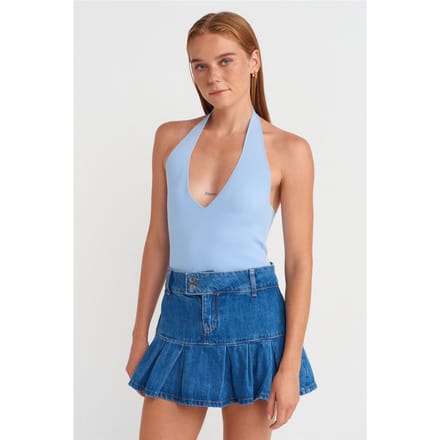 Slim Fit Halternek Breibloes