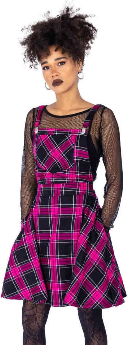 Rockabella - Maeve Pinafore Korte jurk - S - Roze