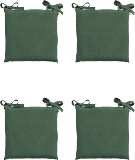Madison - Zitkussen - Universeel - 4st - 46x46cm - Outdoor Check Green