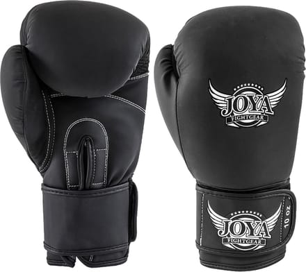 Joya Slim Fit Kickbokshandschoenen Kunstleer - Zwart - 8 oz.