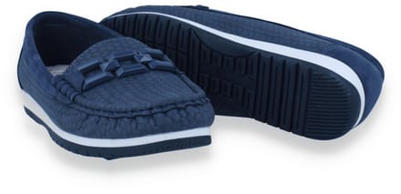 Mode-mania Dames Mocassin | Blauw | Maat: 39