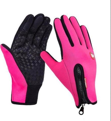 New Age Devi - Tech Fleece Handschoenen - Roze - Maat XL - Tech Fleece Handschoenen - Roze - Maat XL