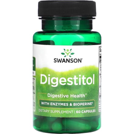 Digestitol met Enzymen en Bioperine, 60 Capsules
