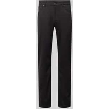 Regular fit stoffen broek met Franse Steekzakken