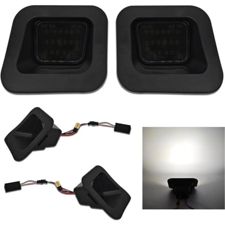 LED Kentekenplaatverlichting Dodge RAM 1500-3500 Smoke (2 stuks)