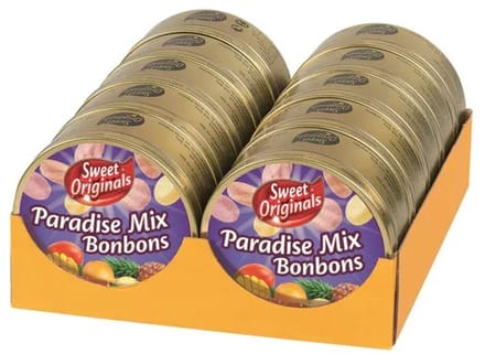 Paradise fruitmix bonbons blikje 200 gr