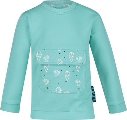 4PRESIDENT Sweater jongens - Aruba Blue - Maat 110 - Jongens trui