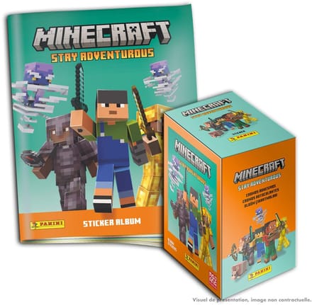Minecraft 2026 Stickers - Promo Pack in het FRANS Panini