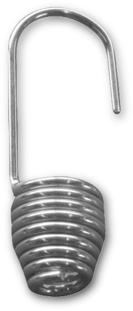 RVS haak voor rubber touw 6 mm