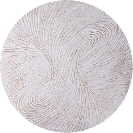 PTMD Wandpaneel Wiktor - 120x2x120 cm - MDF - Wit