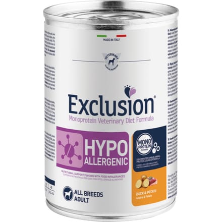 6x400g Eend & Aardappel Exclusion Diet Hondenvoer