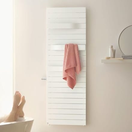 Kermi Tabeo V bathroom radiator 75 x 10.1 x 143.7 cm thermostatic head side left TBV101500752LXK