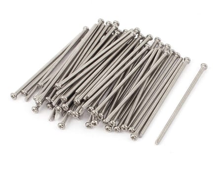 sourcingmap M2 x 50mm 304 roestvrij staal Phillips ronde kop schroeven bout 60 st