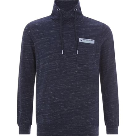 Jan Vanderstorm herren Sweatshirt - 56/58 - donkerblauw - Plus Size