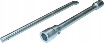Wielmoersleutel met hefboom - 30 x 32mm - Gegalvaniseerd