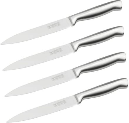 Set van 4 universele keukenmessen 24 cm volledig Nirosta Star