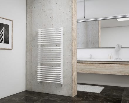 Schulte designradiator 60x117 - Amsterdam II - 788W - wit