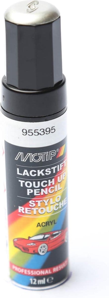 Motip 955395 - Auto lakstift - Zilver Metallic - 12 ml